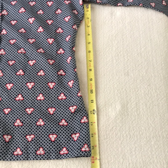 🍒VTG 70s circa polyester printed blouse - Picture 7 of 7